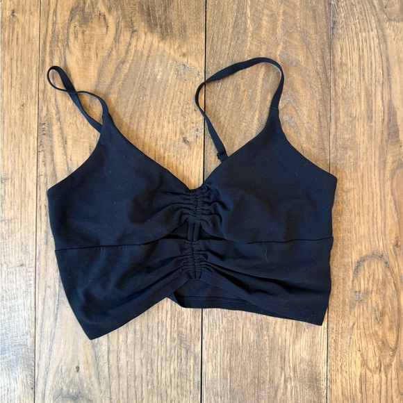 Athleta Black Ruched Bralette Size Small $70 MSRP - Picture 2 of 3